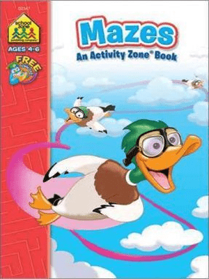 Mazes An Activity Zone Book ages 4-6