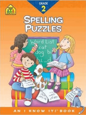Spelling Puzzles Workbook Grade 2
