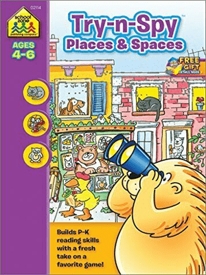 Try n spy places & spaces ages 4-6
