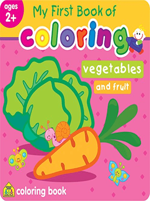 My First Book of Coloring Vegetables & Fruits