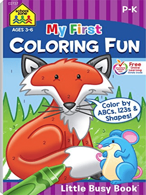 My First Coloring Adventure, Ages 4-6