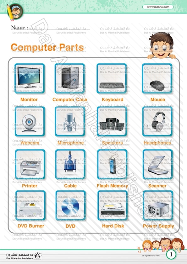 Computer Parts Computer Worksheets